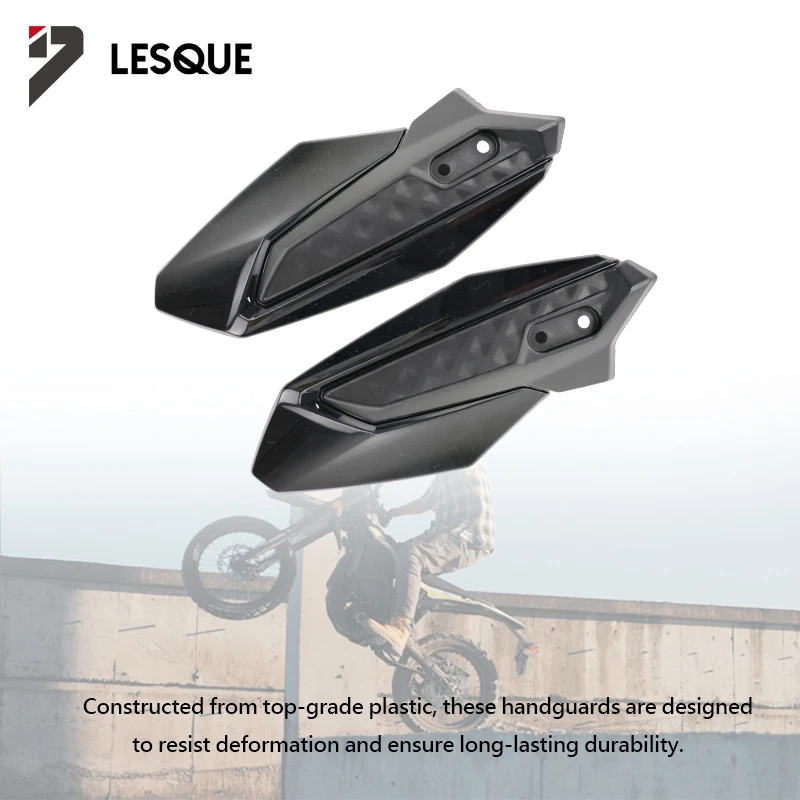 LESQUE Pit Dirt Bike Black Handguard Handlebar Protection Handle Hand Guards Protector For SURRON SUR RON Ultra Bee Electric