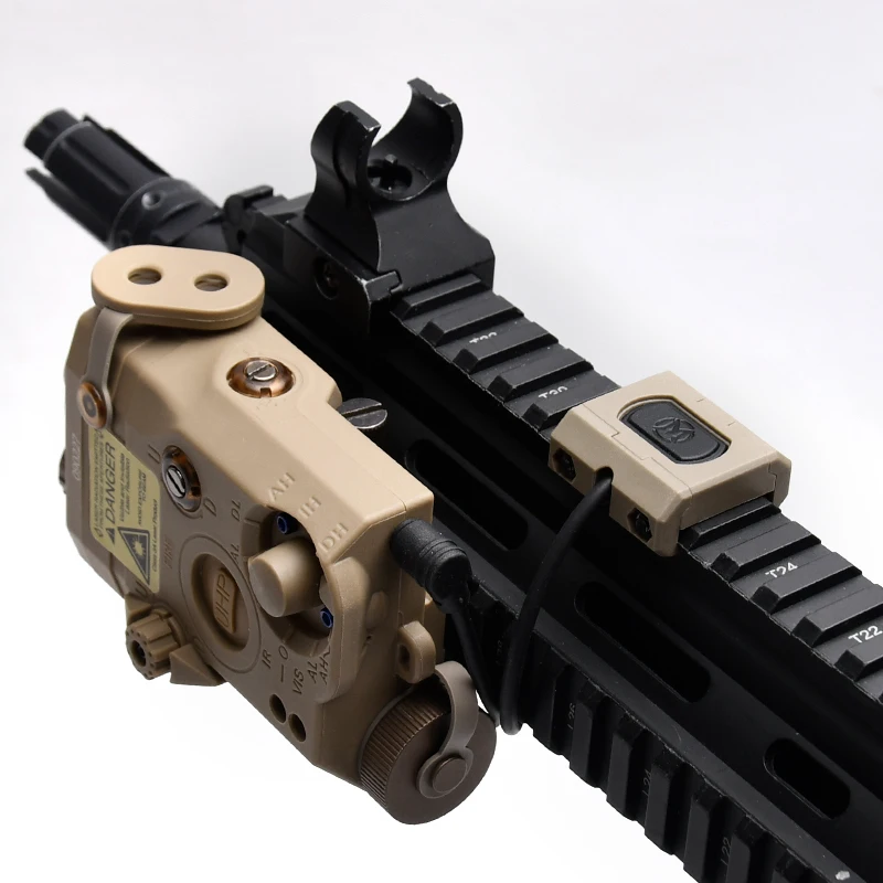 Tactical PEQ-15 LA5-C High Power PEQ15 Red Dot Laser IR Fill Light LED 2.5mm Plug For Airsoft Keymod 20mm Picatinny Rail