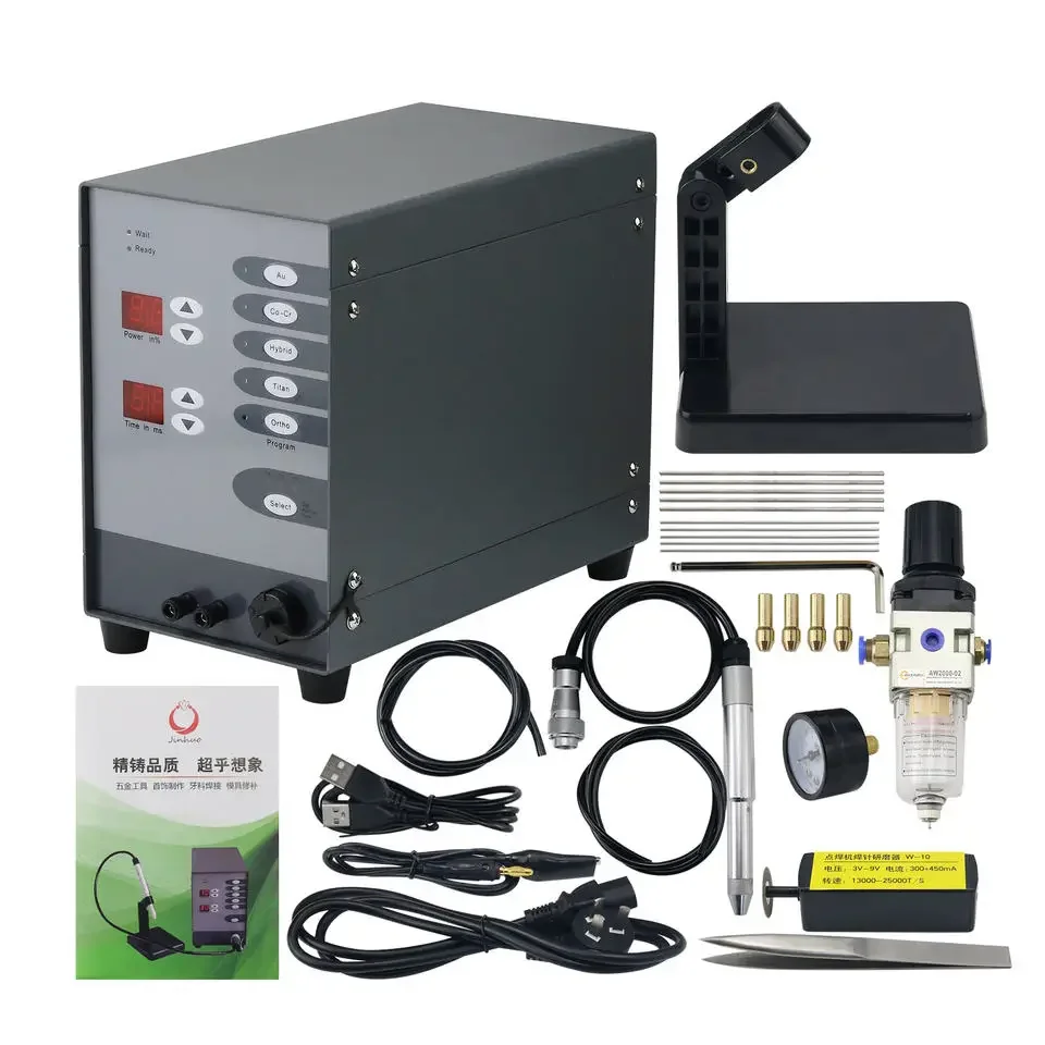 100A Jewelry Welding Machine Welder Equipment Gold Silver  Pulse Argon Soldering Spot Restoration Machines