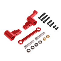 MJX Hyper Go 1/14 14301 14302 14303 RC Car Metal Improved Upgraded Steering Component with Steering Column Improved Clearance