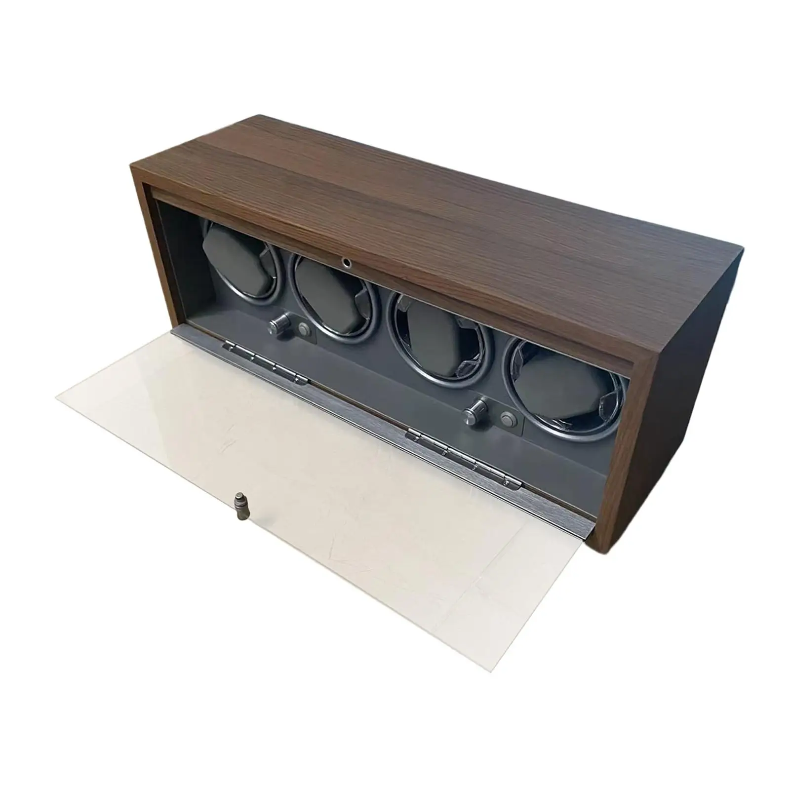 Watch Winder Box 4 Slots Quiet Motor Wooden Watch Box for Mechanical Watches