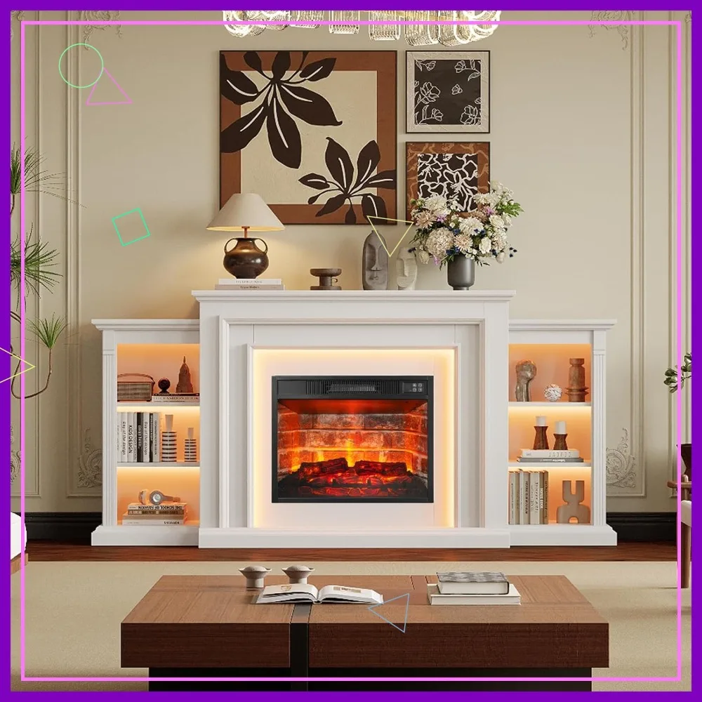 72" Modern Electric…