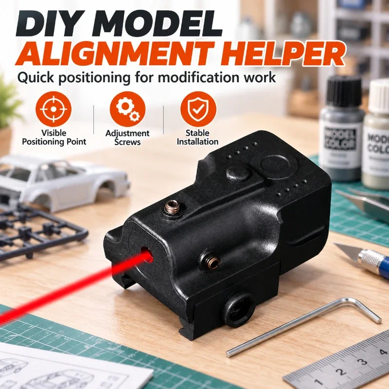 Handcraft Model Optical Marker With Mount Base Adjustable Position Lightweight Hobby Model Fitting