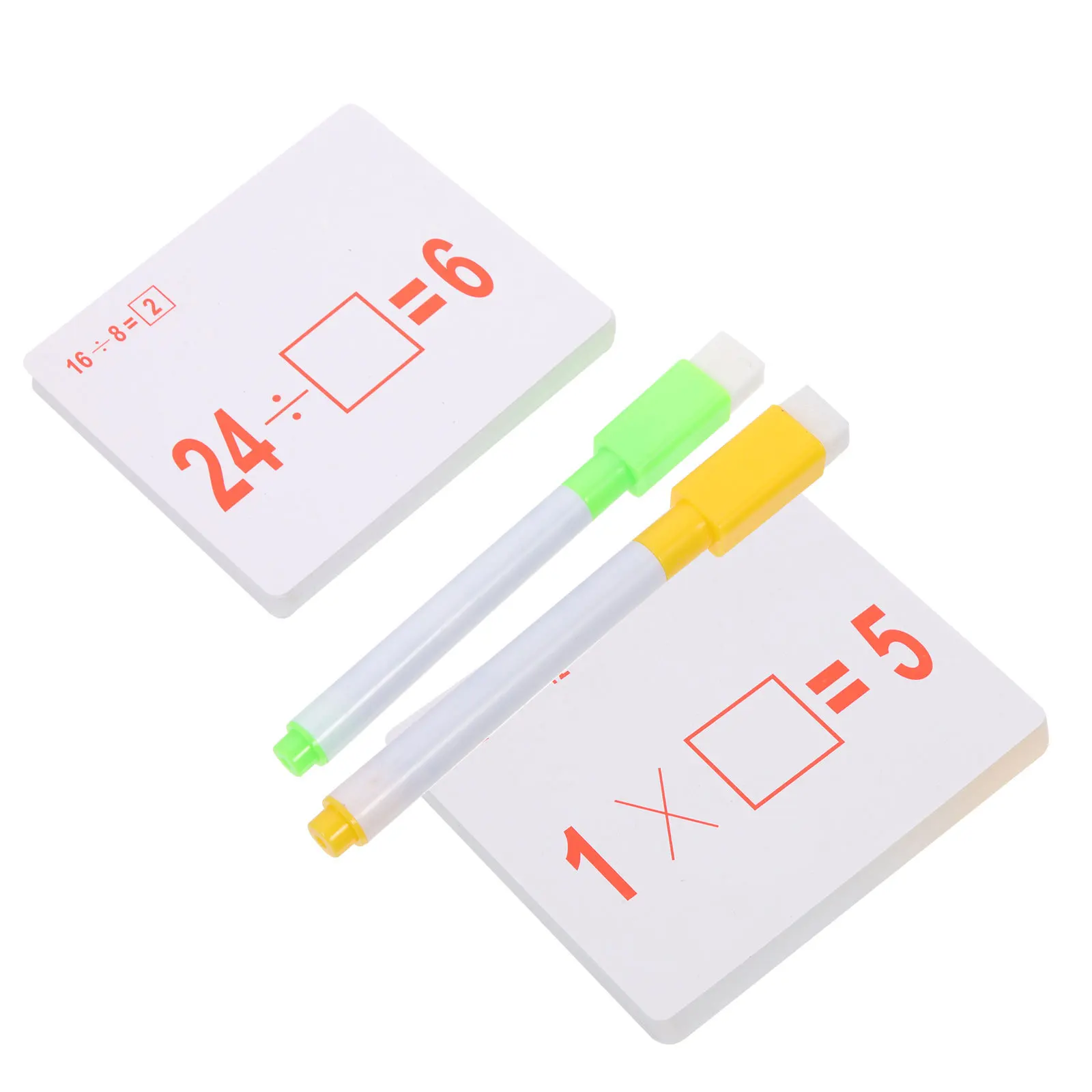 2 ensembles de cartes Flash arithmétiques de Division de Multiplication, apprentissage des mathématiques Portable pour enfants, jeu de Cognition éducatif, utilisation de Puzzle
