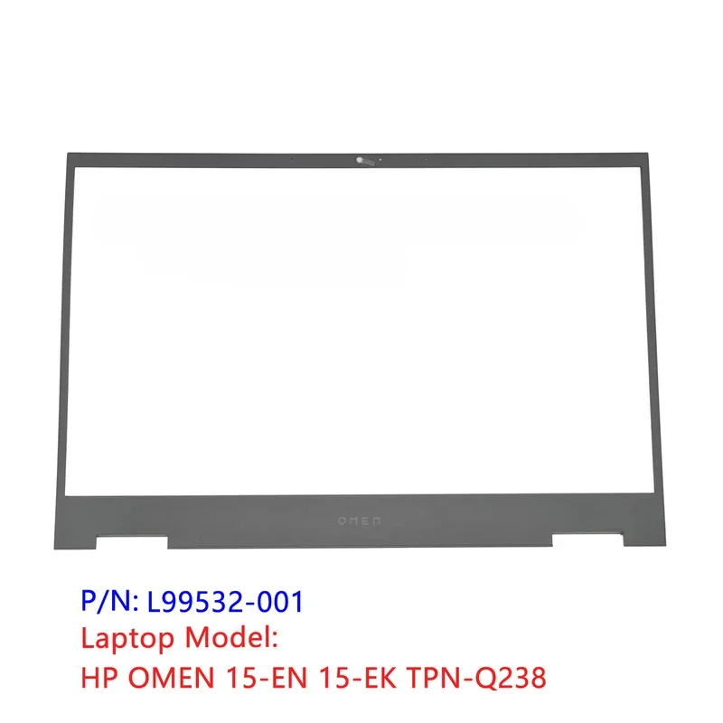 

Black Original New For HP OMEN 15-EN 15-EK TPN-Q238 Front Cover LCD Bezel Cover Frame B Shell L99532-001