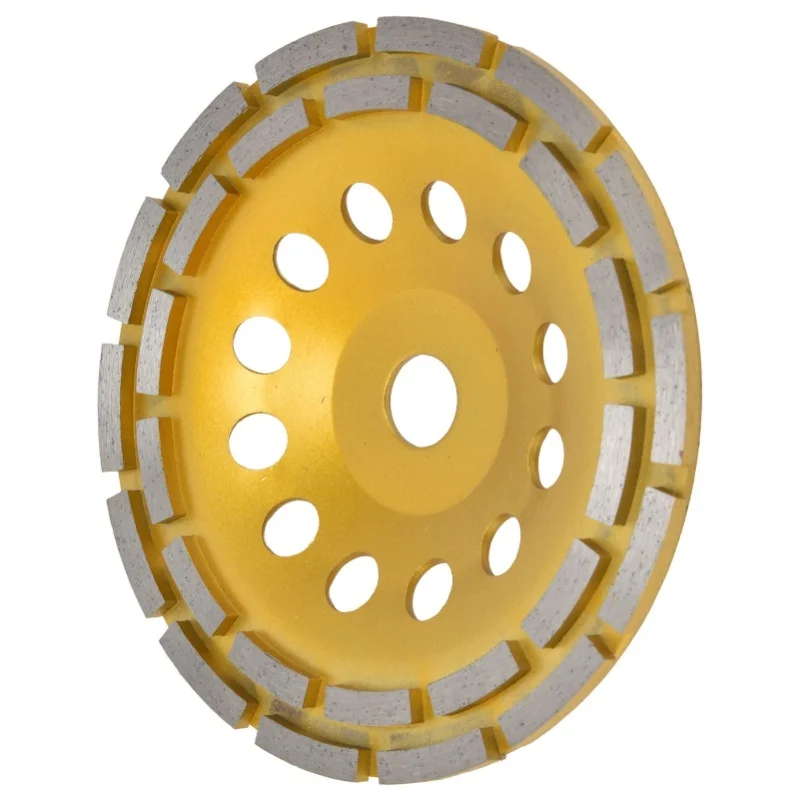 

Алмазный шлифовальный круг с двойным рядом зубцов для бетона, гранита, камня, мрамора 150 мм/180 мм