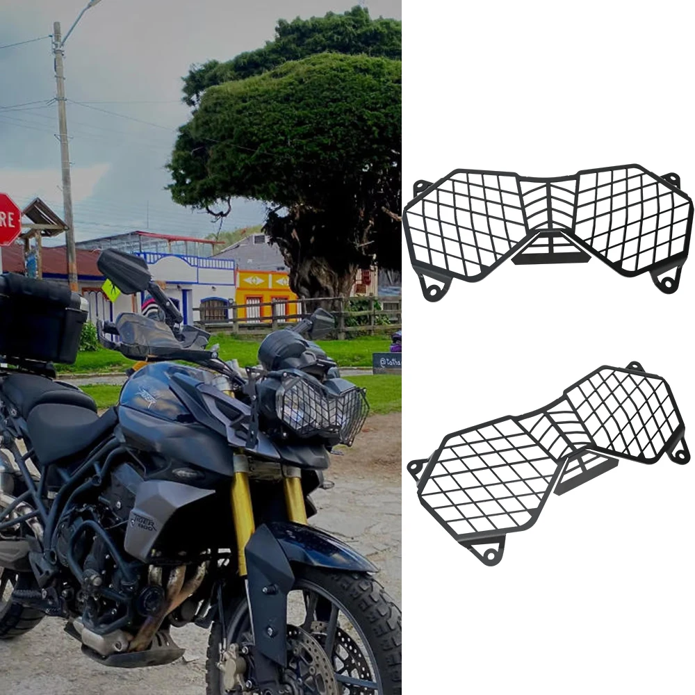 Acessórios para Triumph Tiger 800 1200 XC Explorer 1200XC, Grelha de Proteção para Farol de Motocicleta