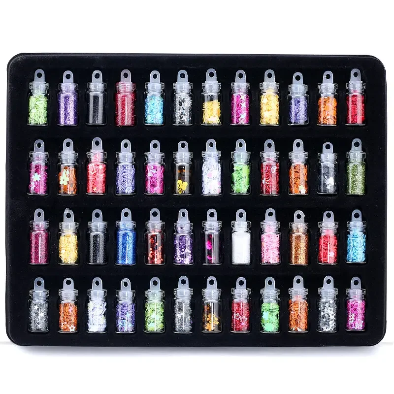 Epoxy Filling Set with Sparkling Glitter Powder