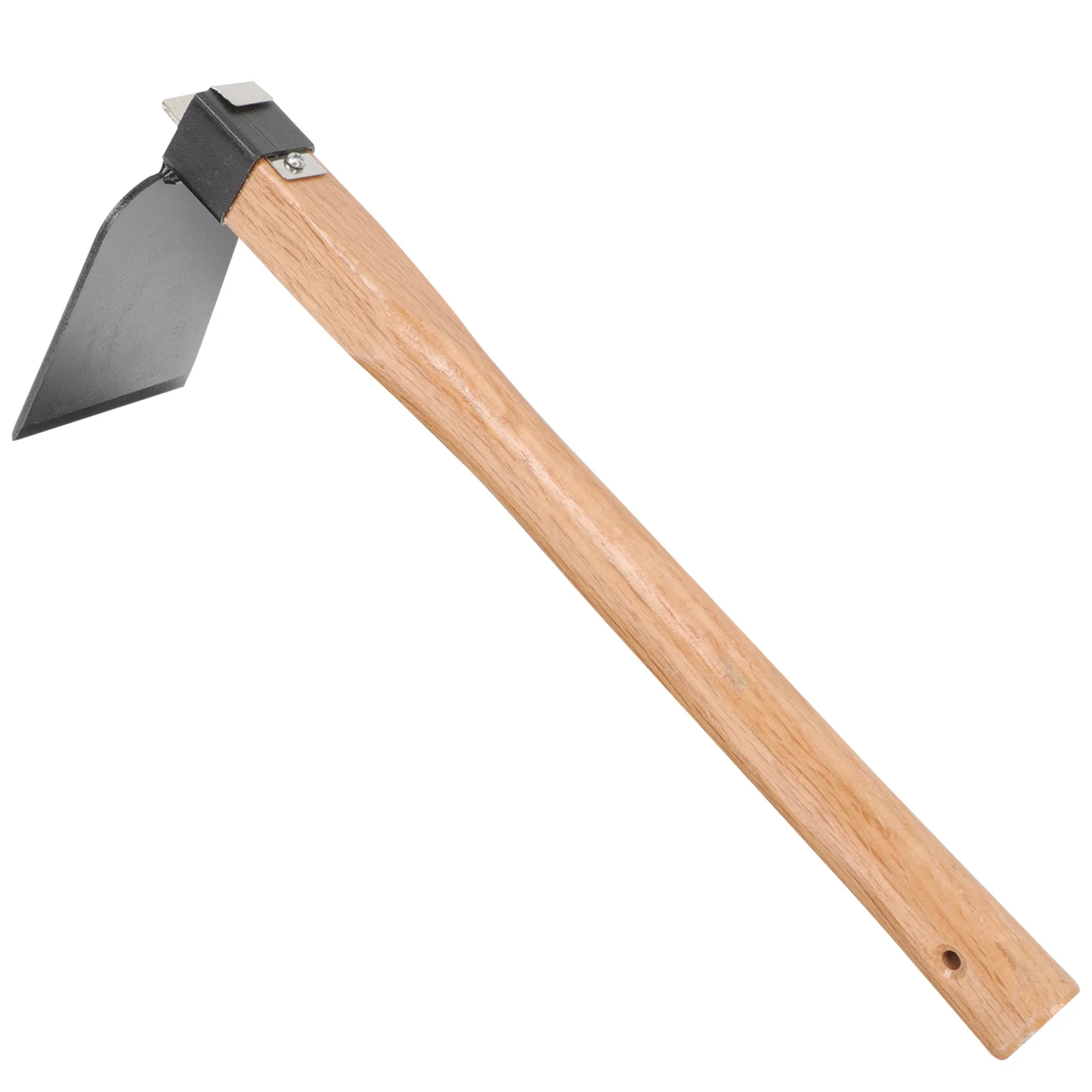 

Compact Lightweight Wooden Handle Hoe Sturdy Gardening Tool for Weeding Digging Loosening Soil Planting Flowers Trees Outdoors