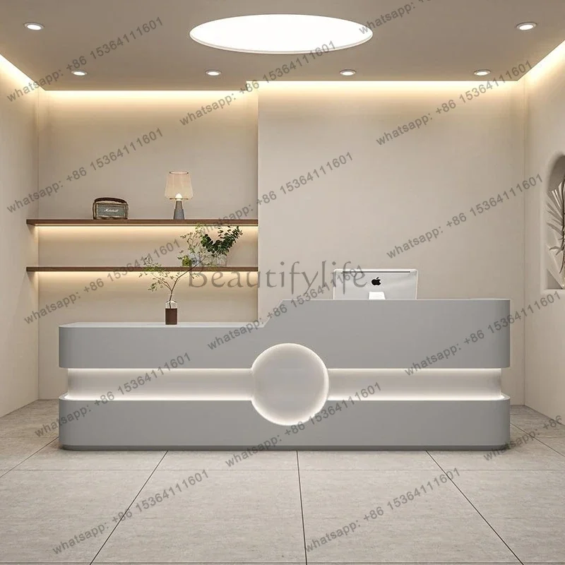 Best Sellers Creativity Reception Desks Multi-functional Modern Simple Reception Desks Office Furniture Sportello Di Ricevimento