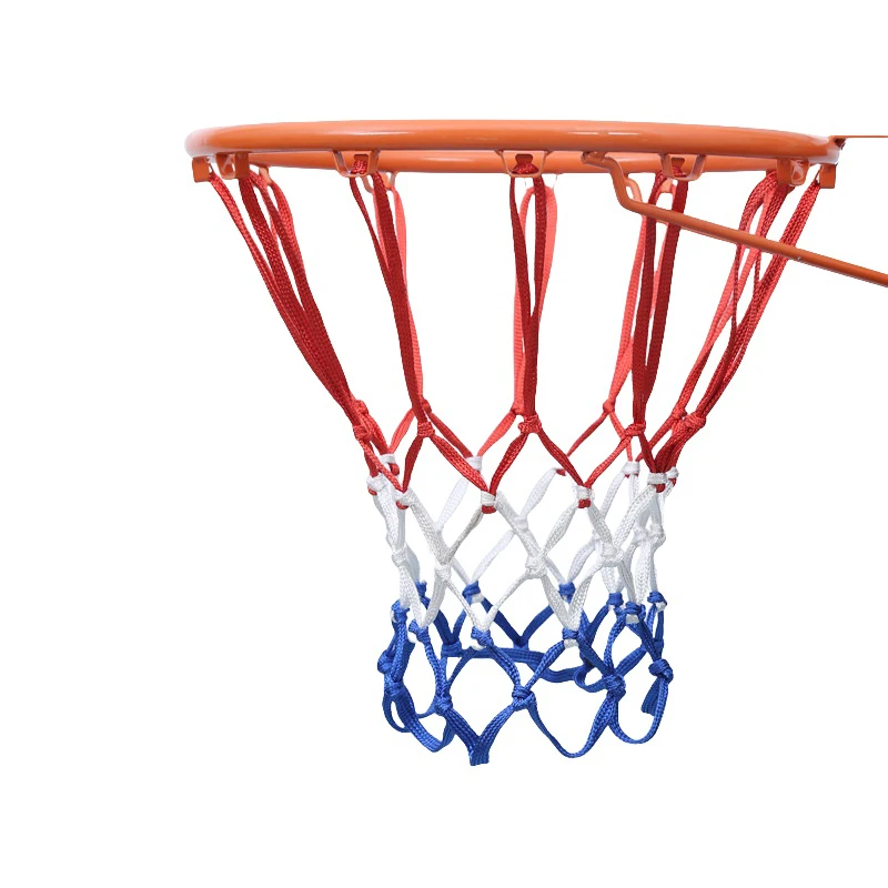 3.5MM Basketball Net All-Weather Basketball Net Dual/Tri-Color Basketball Hoop Net Powered Basketball Hoop Basket Rim Net