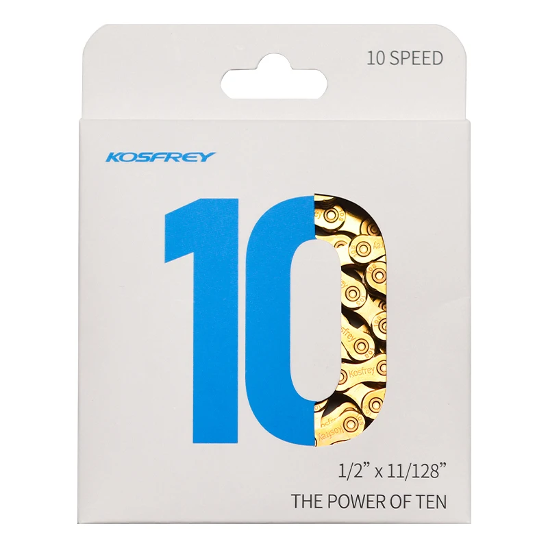

KOSFREY 10S скоростная цепь 10/20/30 скоростей 116L MTB горный шоссейный велосипед велосипедная цепь 10S серебряная цепь часть велосипеда