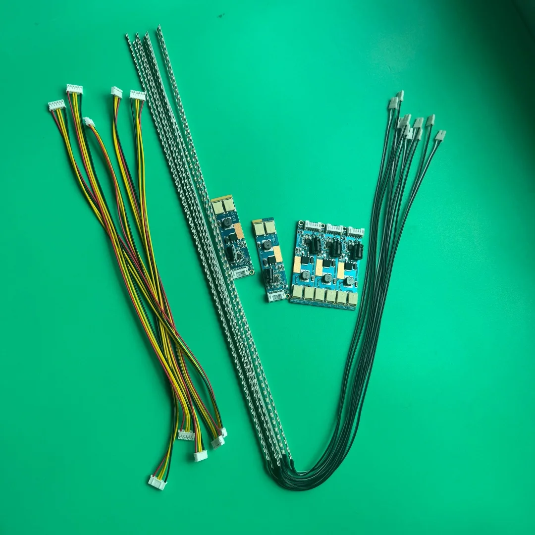 Kit de bandes de rétro-éclairage LED à luminosité réglable, 5 pièces, 19 pouces, 390mm, mise à jour du panneau CCFL LCD de 19 pouces de large vers rétro-éclairage LED, livraison gratuite