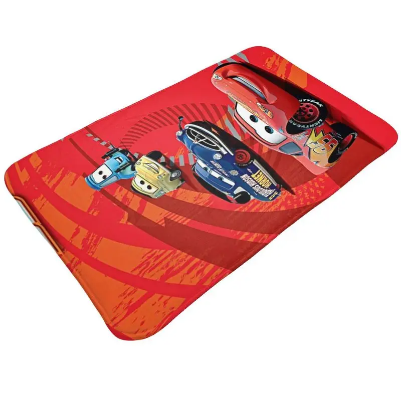 Custom Lightning Mcqueen Cars Front Floor Door Entrance Mat Outdoor Bath Kitchen Doormat Bedroom Carpet Rug