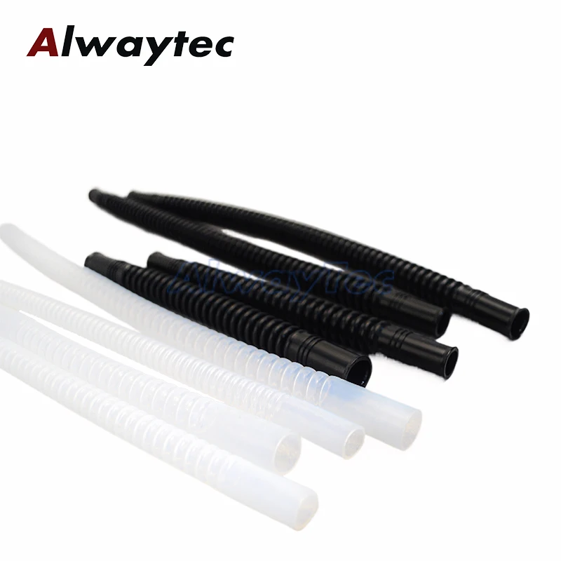 PTFE ID6 ID8 ID10 Corrugated Pipe Nylon Tube for Fuel Pump Compatible Fuel Methanol Non-metallic Hoses Flexible Pipes