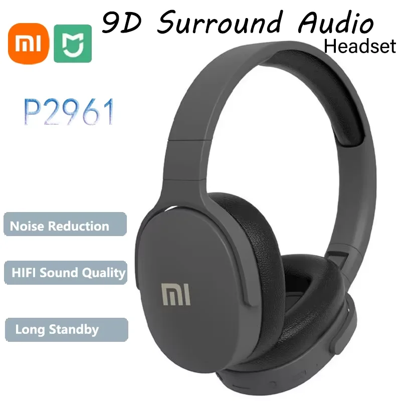 Xiaomi Wireless Headphones P2961 Bluetooth 5.3 Portable Earphone For Samsung Iphone Stereo Hifi Headset Game Earbuds With Mic 