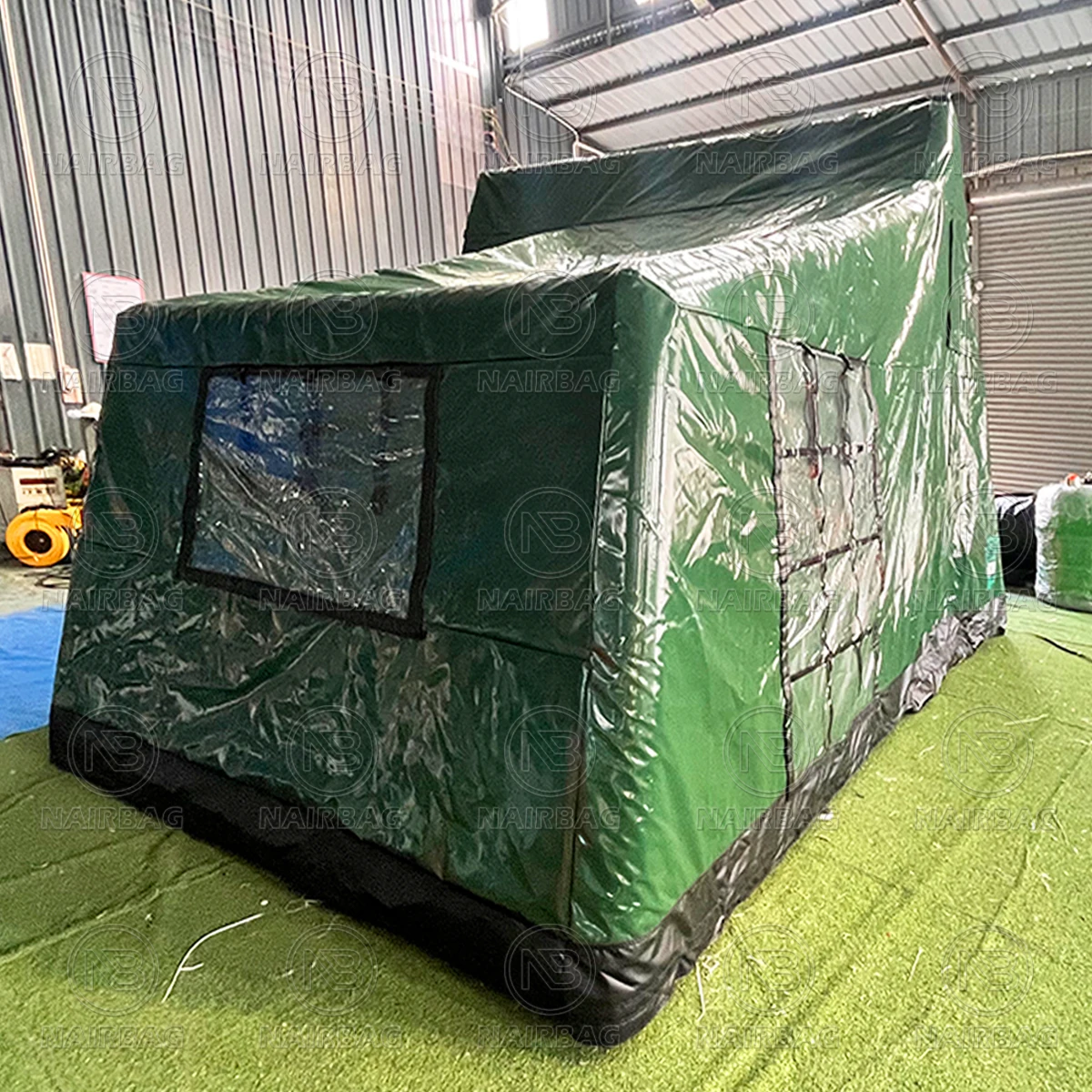 PVC Waterproof Outdoor Air Tent Inflatable Camping Tent With Excellent Visibility Family 4 Season 4x3.8x3m / 13x12.5x10ft