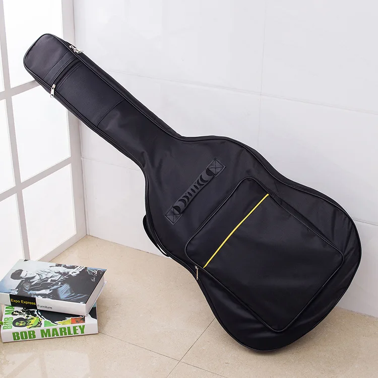 

40/ 41inch Folk Backpack Thickened and Padded Backpack Acoustic Guitar Gig Bag
