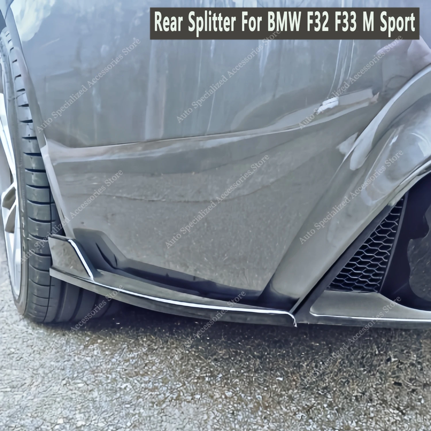 

Rear Bumper Side Splitter For BMW F32 F33 M Sport 420d 430i 430d M440i 2014-2020 M Sport Rear Bumper Diffuser Skirts Bodykits