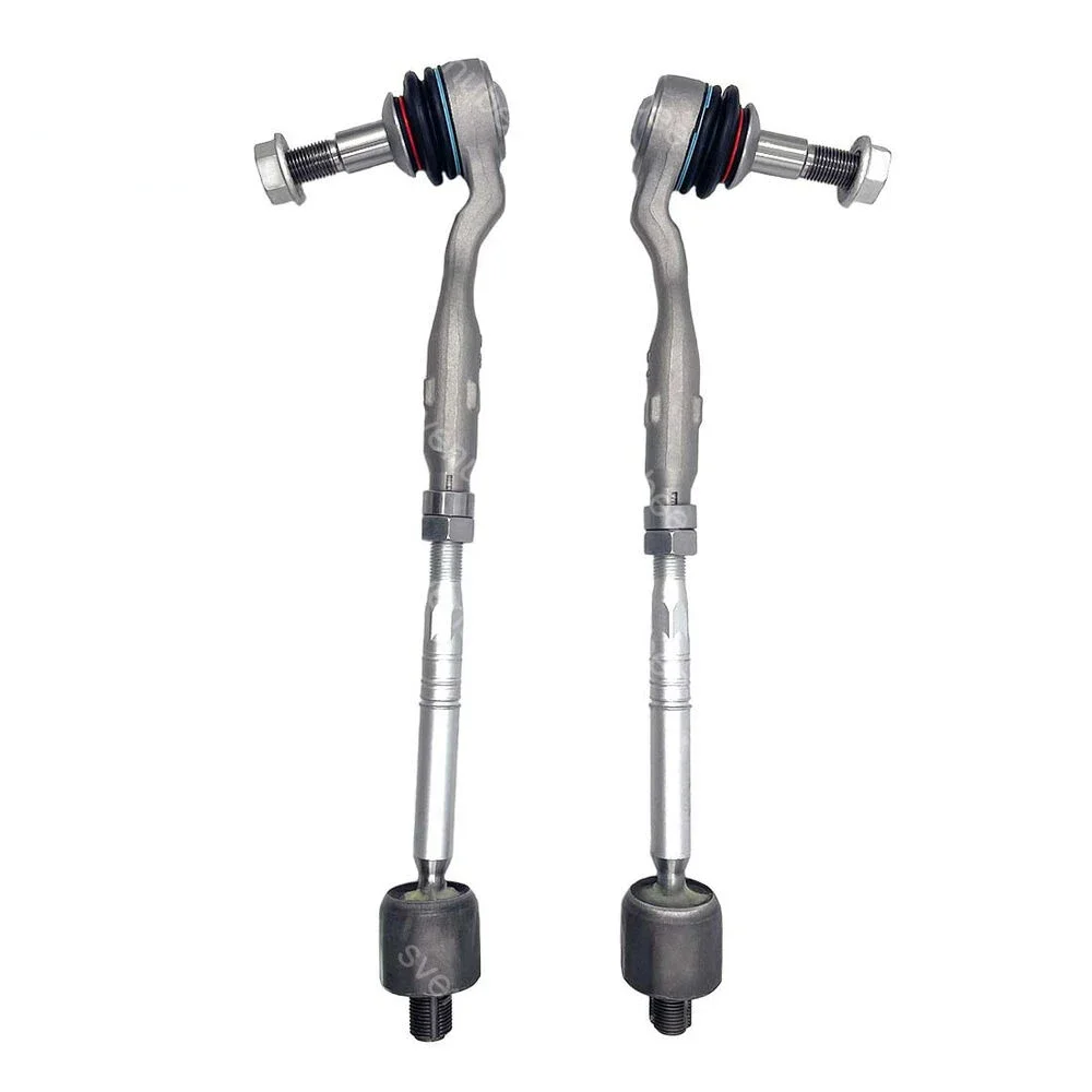 TOPICKSAP Pair Set 2 Front Outer & Inner Steering Tie Rod End Kits 32106784716 for BMW 5 Series F10 F12 F07 2008 2009 - 2018