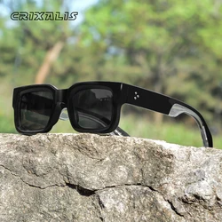 CRIXALIS New Retro Small Sunglasses Men Women Fashion Square Sun Glasses Female Luxury Brand Designer Travel Shades UV400