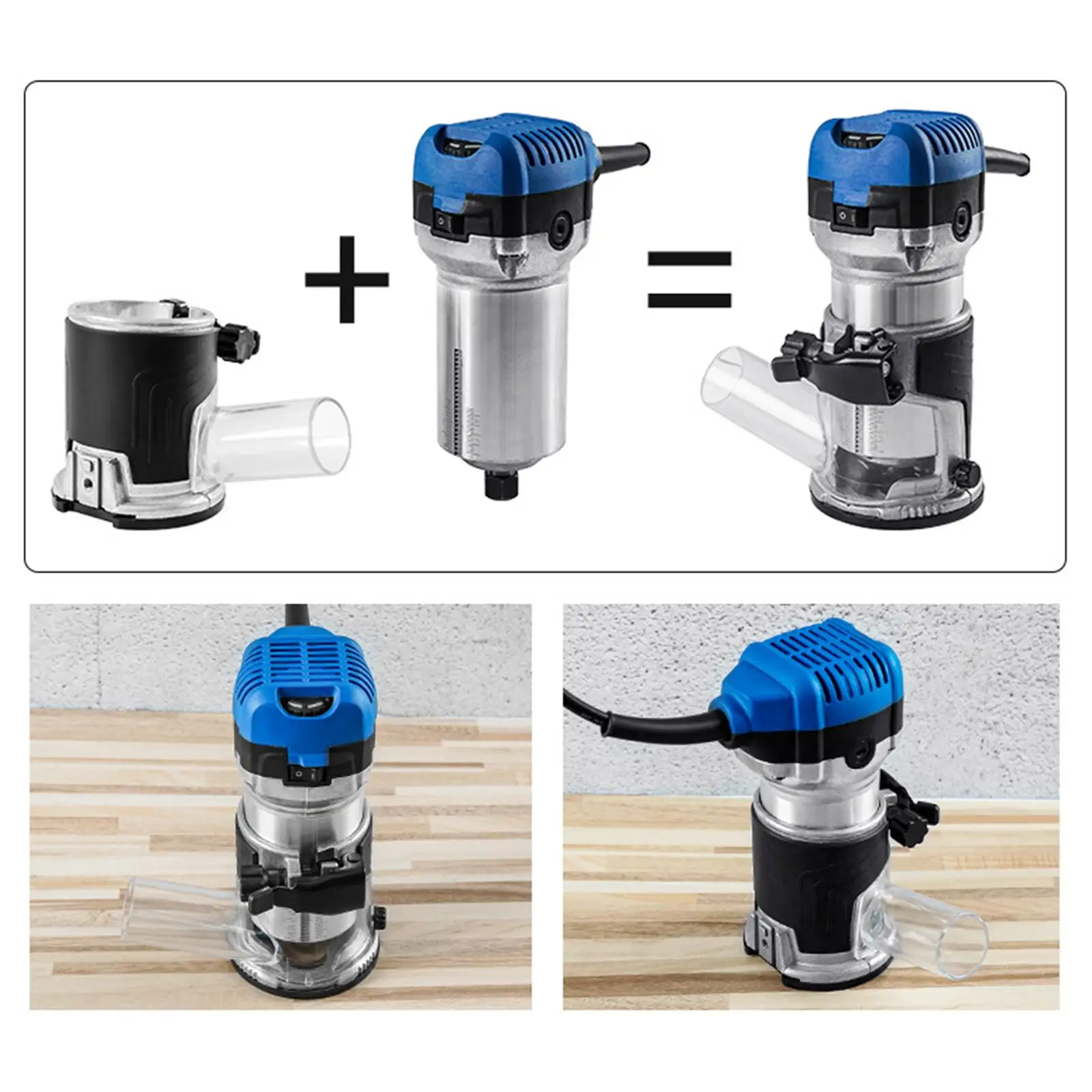 Trimming Machine Base Wooden Router Base Electric Trimmer Machine Base Milling Slotting Carving Power Tool Accessories