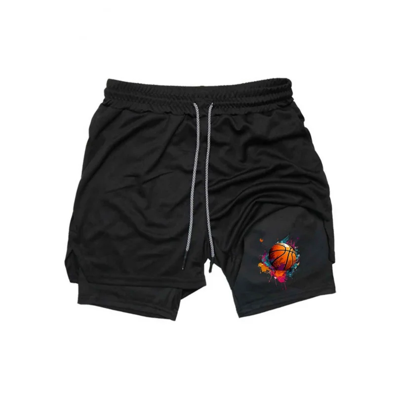 

Stylish Workout Running Shorts for Men Gym Athletic Breathable Shorts Summer Casual Shorts with Pockets