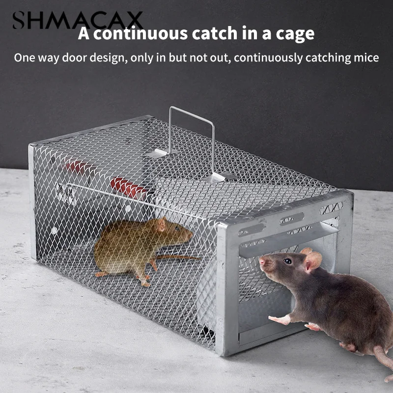 Multi-Catch Rodent Mouse Trap Rat Trap Cage Pest Control All Mice And Rat Can Fit In Mice Rodent Catcher Rat Trap Cage