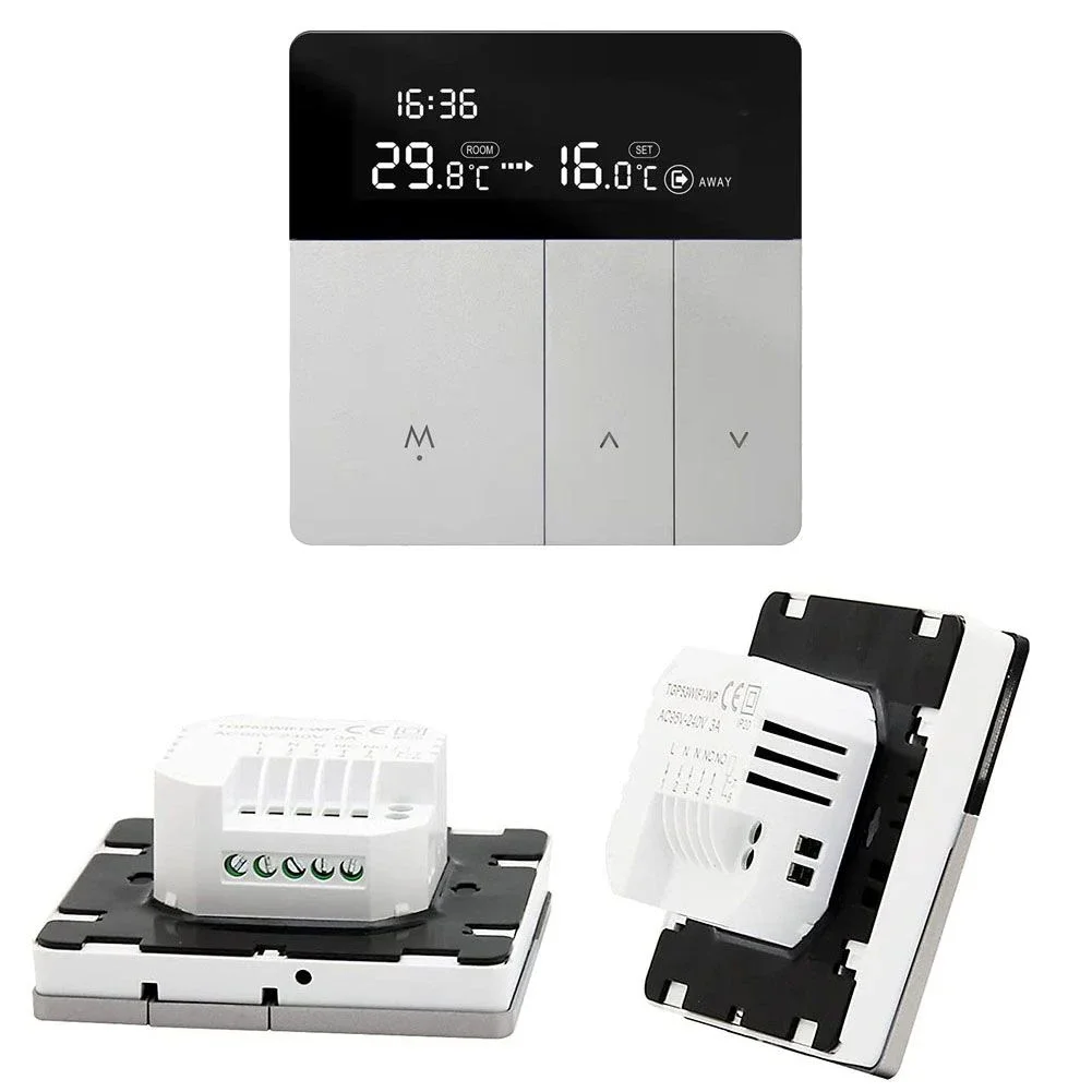 

For Electric Heating Water Boiler Controller Digital Room Thermostat Home Heating System Accurate Temperature Readings