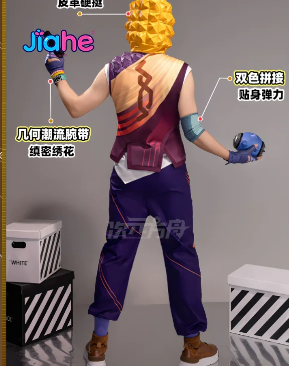 

Clove Game VALORANT Cosplay Costume Uniform Halloween Carnival Party Christmas Play Role Clothes Clove woman man Clothing