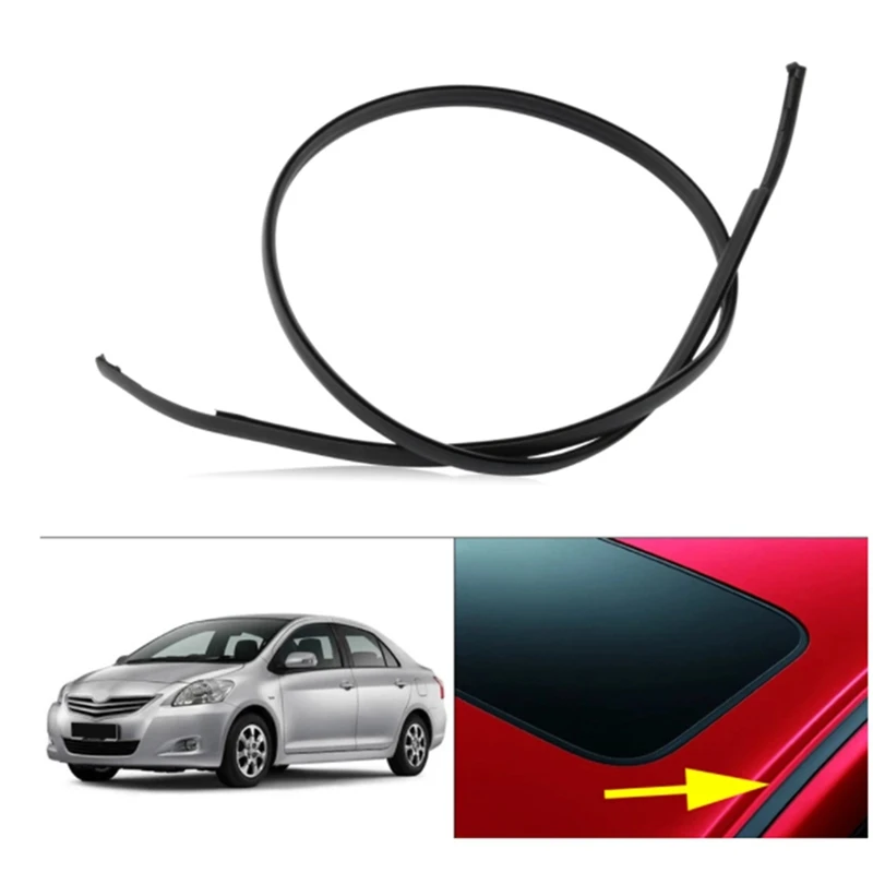 Moulure de finition goutte à goutte de toit pour Toyota, Vios, Limo 07-13, Yadditif Sedan AU 07-13, Belta 06-12 JP, Asian