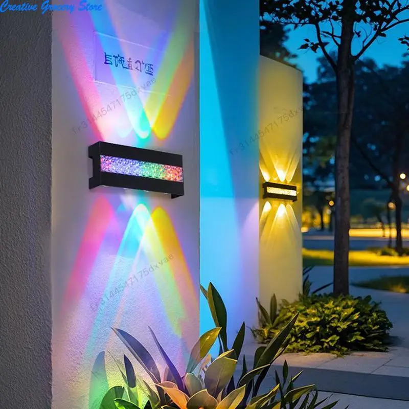 Obrázek 5: Outdoorové vodotěsný zeď lehký 10W 8W 6W ABS materiál dekorační sad lampa exteriér zeď val energy‑saving