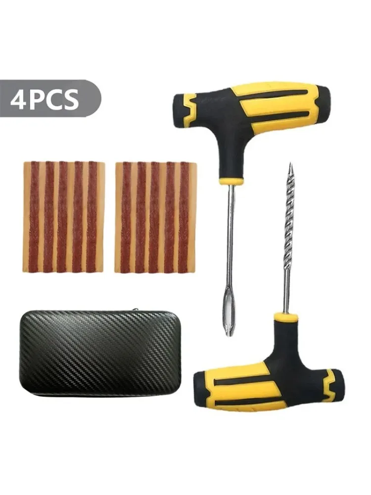 AliExpress NONE Emergency Heavy Duty Car Tire Repair Kit Multiple Sizes Tubeless Puncture Plug Garage Tools for Auto Bike Motorcycle
