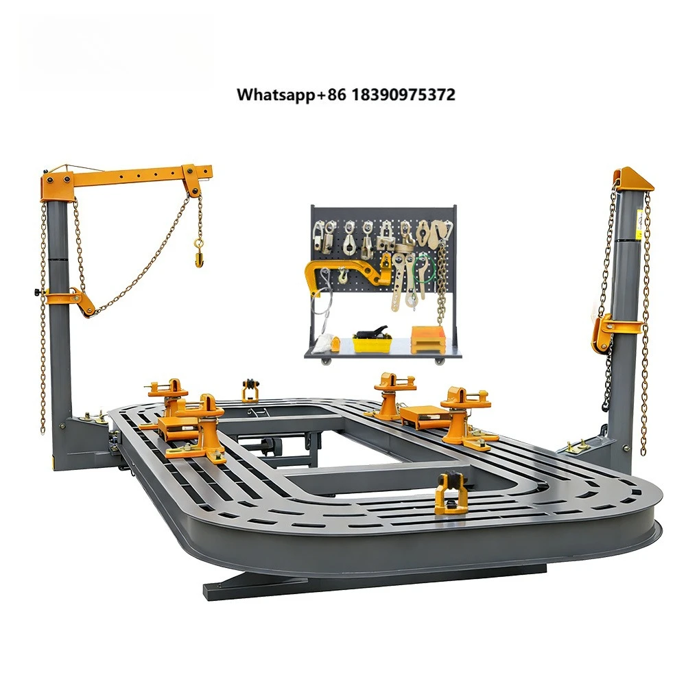 MOLISPEED 2024 China Supplier High Quality Rack Auto Chassis Pulling Machine Car Body Collision Repair Frame Bench