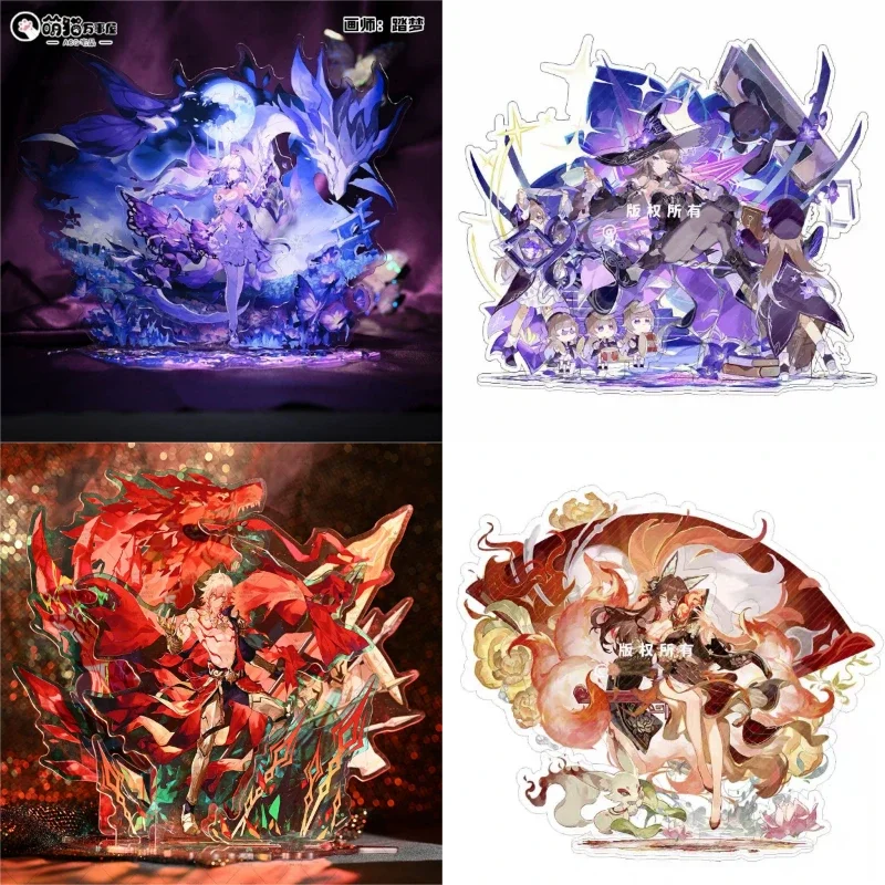 Honkai:Star Rail Original Chrysos Heirs Huge Acrylic Figure Stand Model Plate Desk Decor Stand Sign Character Element Fans Gifts