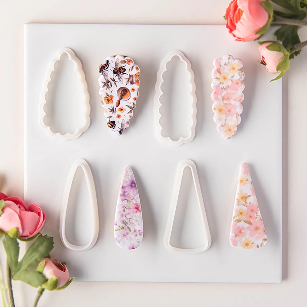 

Креативная открытка, серьги из полимерной глины, резак, форма для глины, полимерная глина, DIY глина, ювелирный инструмент