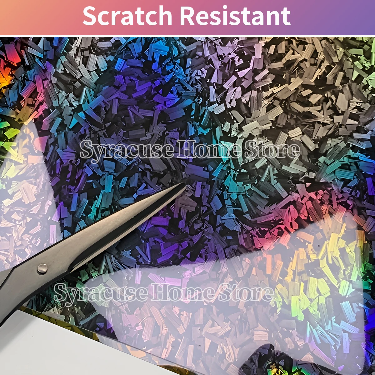 Película de envoltura de vinilo holográfica para coche, carbono forjado, plata, negro, cromado, autoadhesiva, película de envoltura de vinilo para