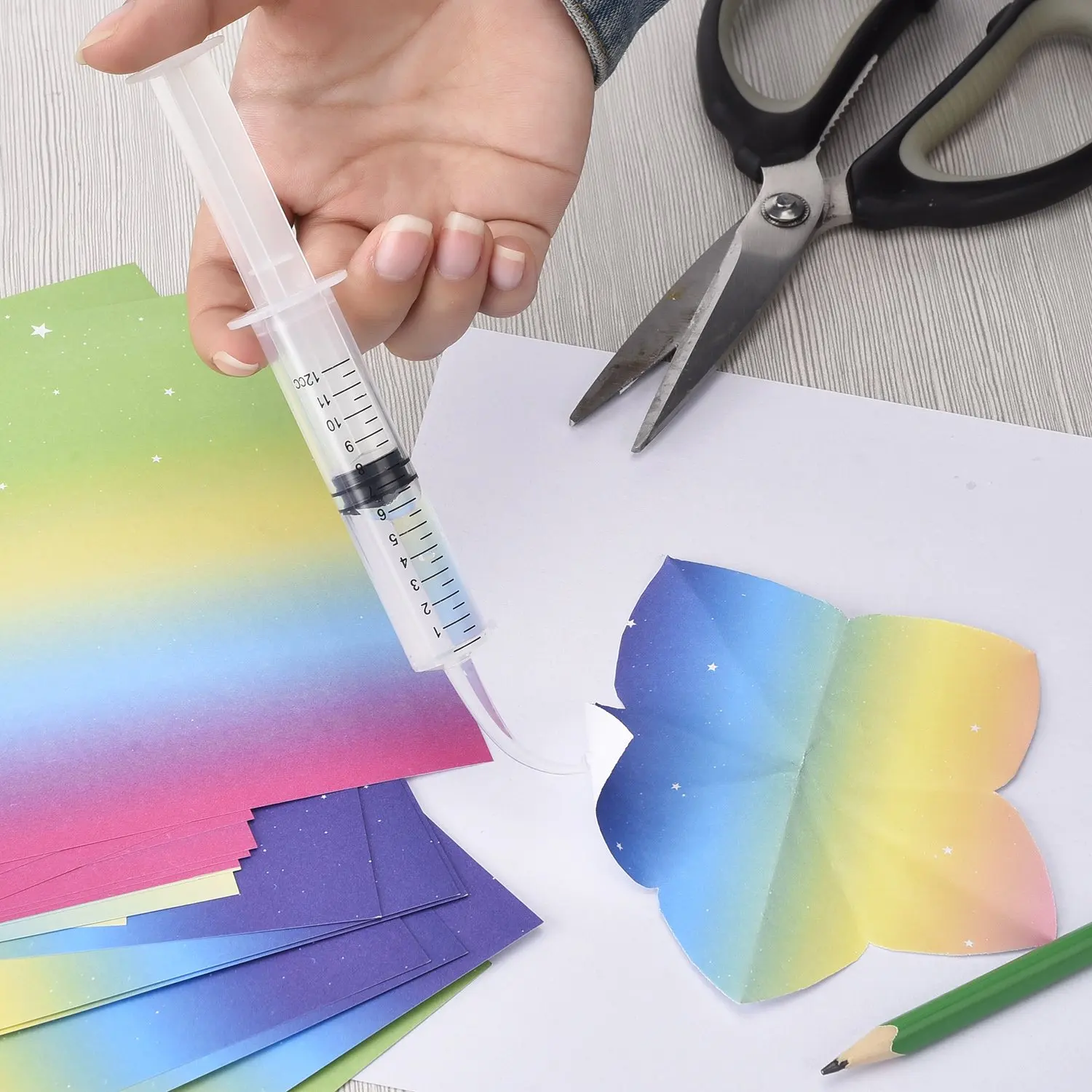 50/20er-Pack Weisheitszahn-Spritzen mit Messskala und Gebogener Spitze, Dentale Spülspritzen für Mundpflege und Entfernung von Mandelsteinen – Detail 4