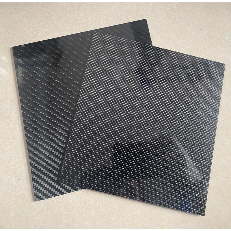 

300mm×300mm Real Carbon Fiber Plate Panel Sheets 0.5mm 1mm 1.5mm 2mm 3mm 4mm 5mm thickness Composite Hardness Material for RC