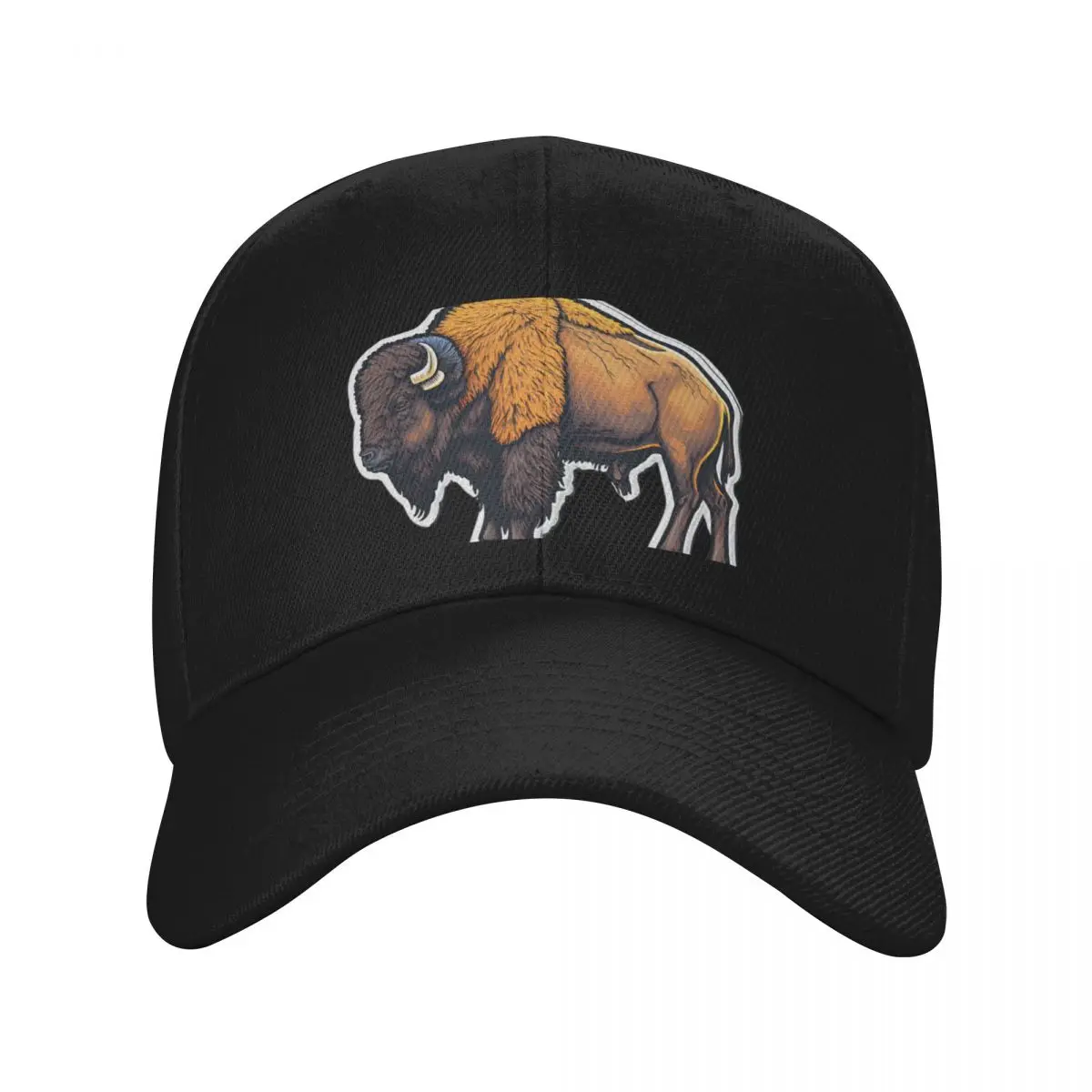 Fashion Fluffy Bison baseball cap Japanese Minimalist Visors