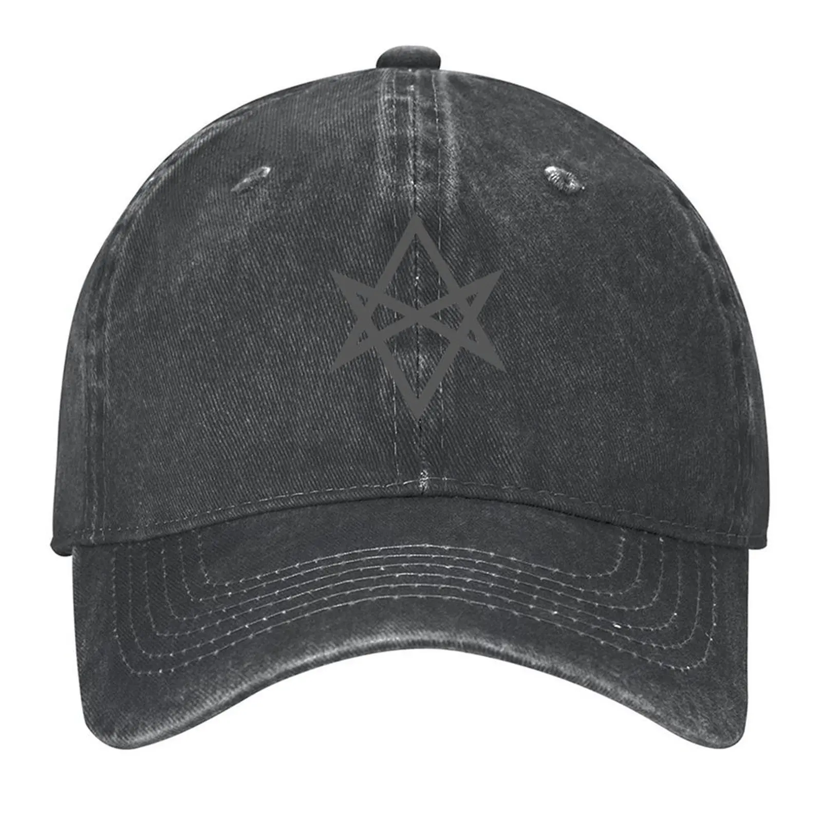 

The Unicursal Hexagram - grey Baseball Cap Hat Man For The Sun summer hat hard hat Sports Cap Women's Beach Outlet 2025 Men's