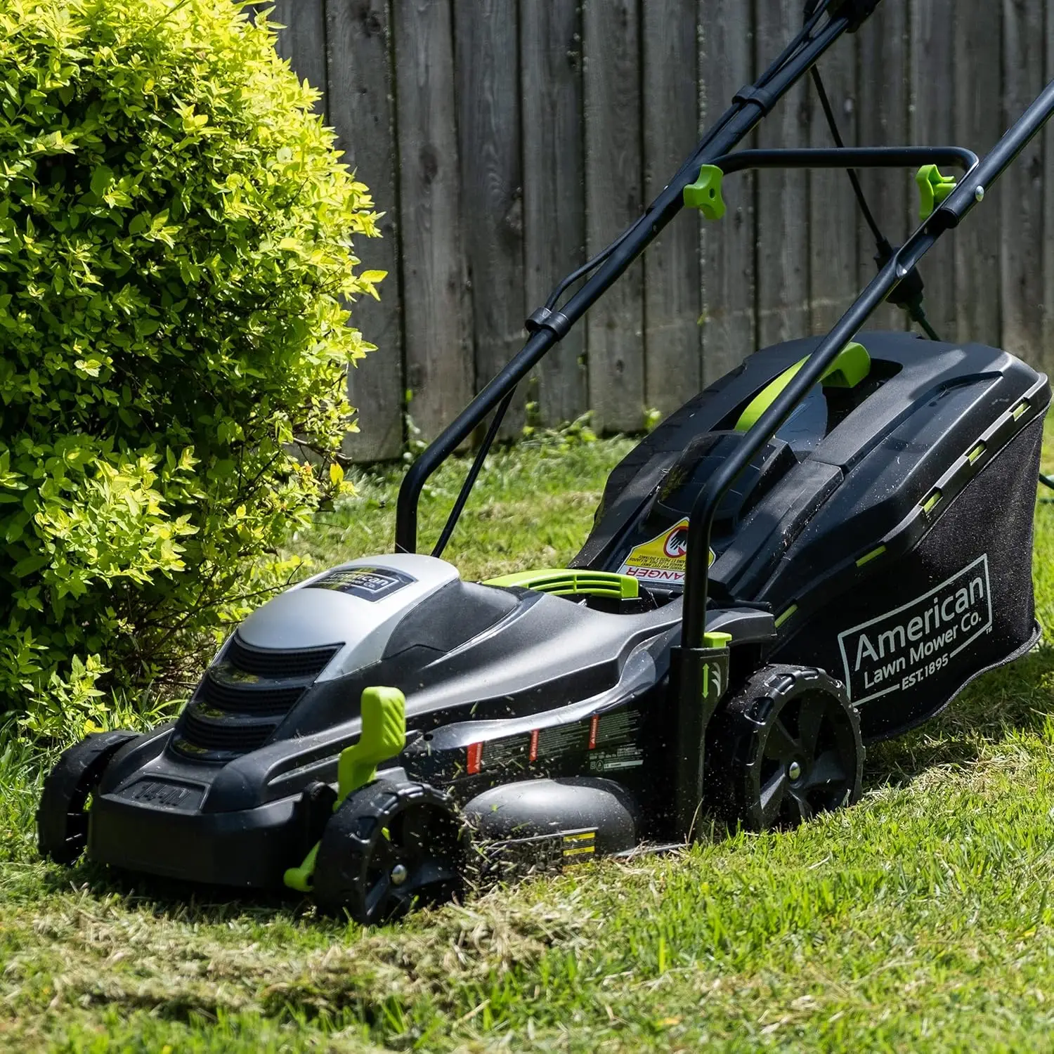 Lawn Mower Company 50514 14" 11-Amp Corded Electric Lawn Mower, Black