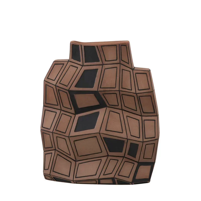 Medieval style ceramic vase artist resident jewelry ornament
