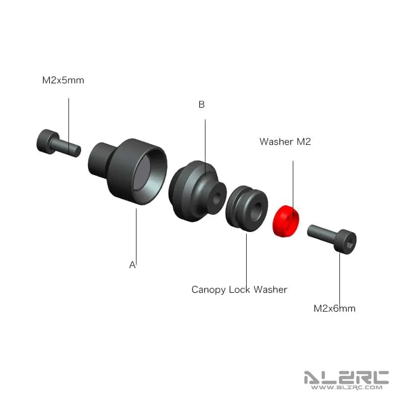 ALZRC - نظام إزالة سريع لأغطية الرأس Devil X380 المغناطيسي لـ DX380-U04 #2
