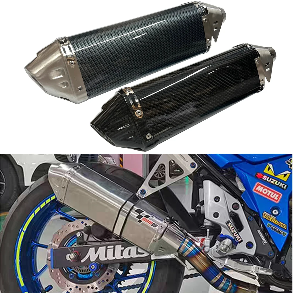 

Глушитель выхлопной системы мотоцикла Escape Moto DB Killer для Honda PCX125 NMAX155 FZ1N Z900 S1000RR CBR500R R6, универсальный из нержавеющей стали 51 мм