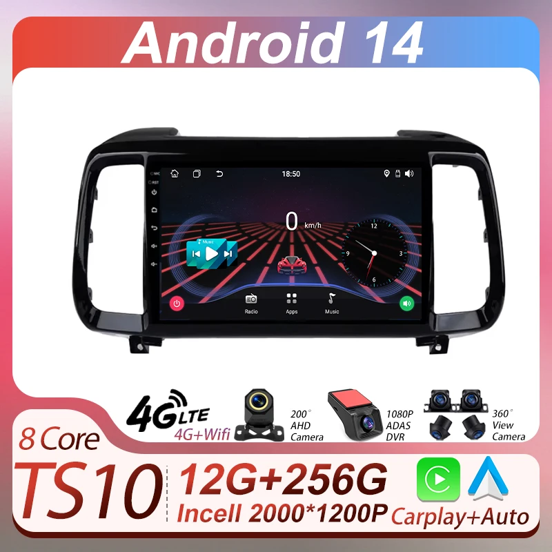 

Car Android Autoradio For Hyundai Tucson 2 LM IX35 2018 Automotive Multimedia Wireless Carplay Auto Carplay Screen GPS 8 Core BT