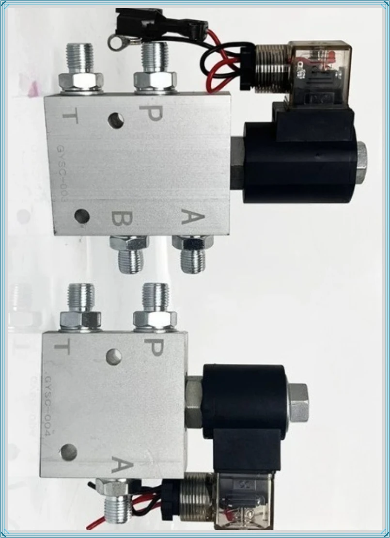12V 24V Hydraulic Solenoid Valve Check Valve, Excavator Quick Change Connector Cylinder Hydraulic Fittings