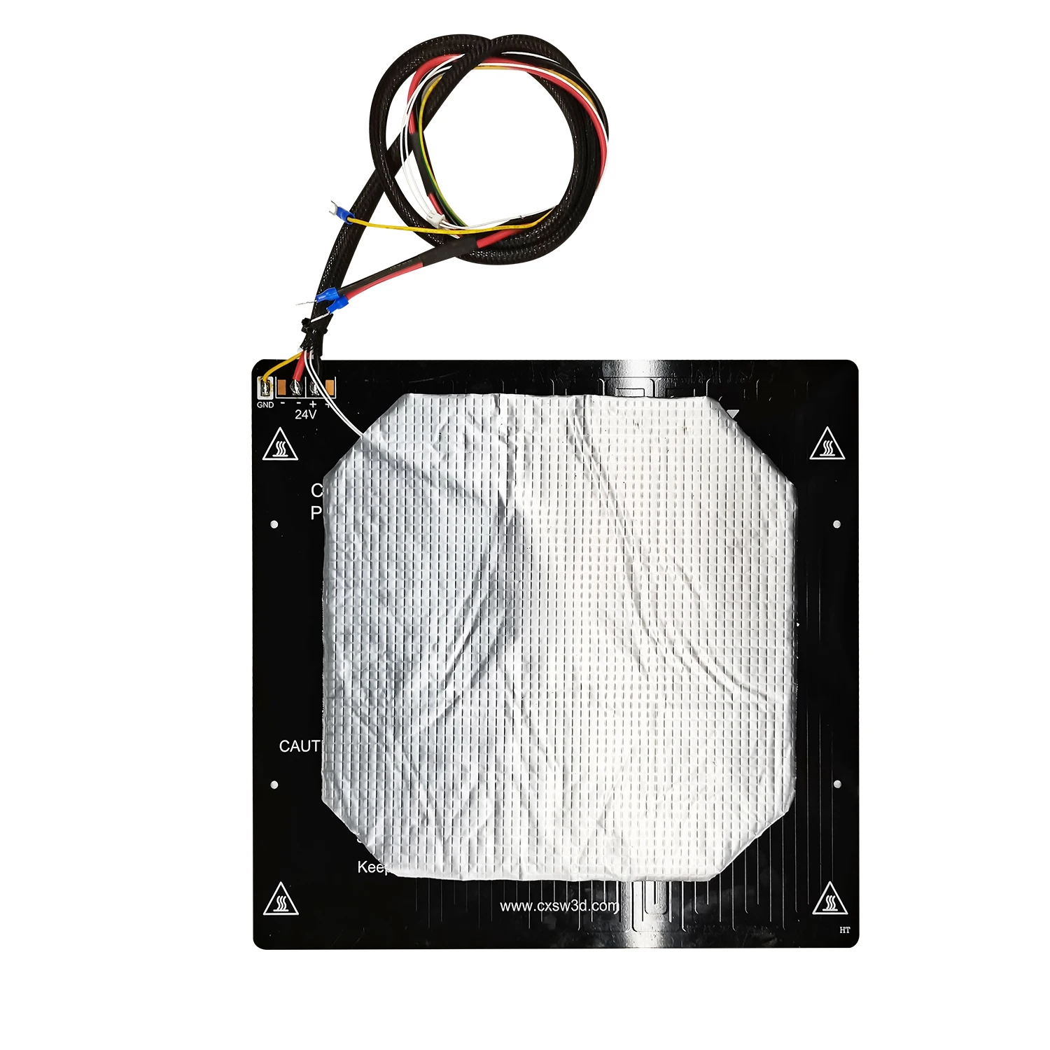 

CR-3040 Pro Hotbed Kit 24V 400W 340×360×3MM For Creatity CR-3040 Pro 3D Printer Parts