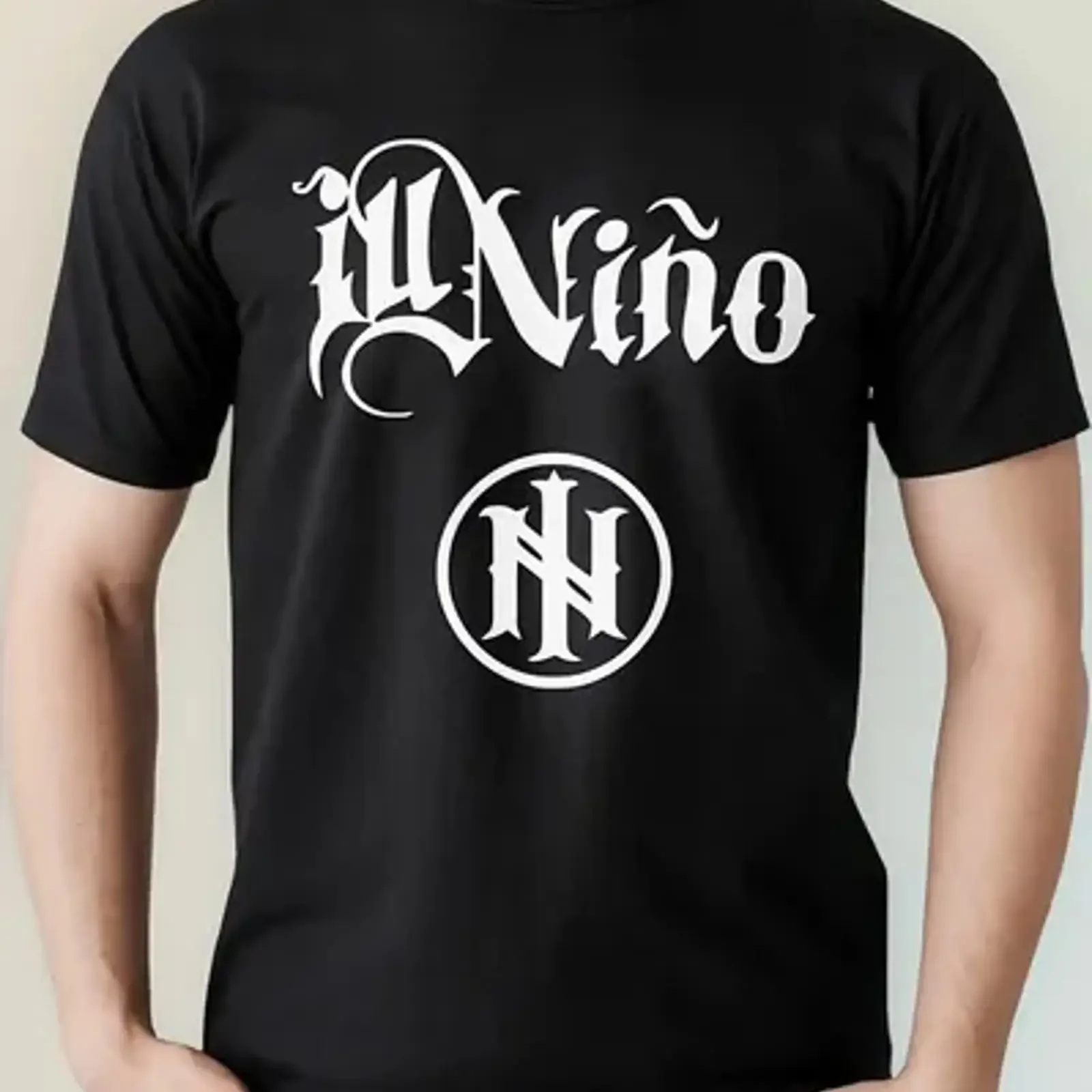 Playera Ill Niño Nu Metal Rock Meses sin interés vintage Lavada estilo vintage Unisex Elegante a la moda Unisex Elástica Transpirable con gráfico