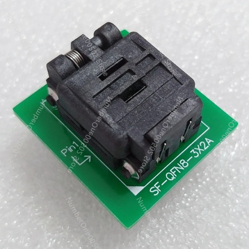 

SF-QFN8-3X2A Programmer Socket Adapter for USON8 UDFN8 QFN8 to DIP8 IC Test Burn Clip